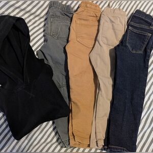Assorted 3T Boys Pants + Waffle Hoodie
